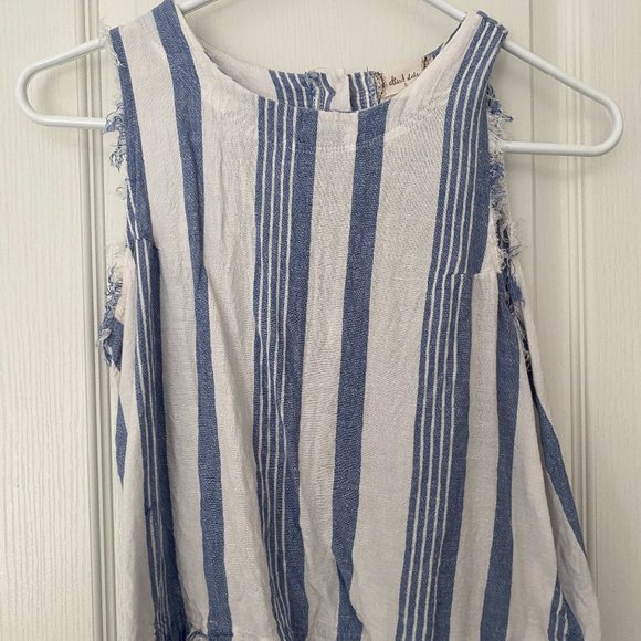ALTAR'D STATE BLUE AND WHITE TANK TOP - Picture 1 of 3